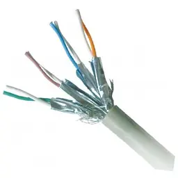 Патч-корд 1м S/FTP Cat 6A CU LSZH blue Cablexpert (PP6A-LSZHCU-B-1M) - мініатюра 2
