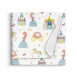 Пелюшки фланелеві Cosas Princess 80x80 см, білі - мініатюра 2