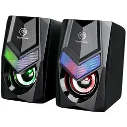 Комп'ютерні колонки Marvo SG-118 з підсвічуванням Multi-LED USB - мініатюра 2