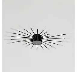 Світлодіодна люстра стельова Artlight 6472/28BK, 19 Вт, чорна - мініатюра 2