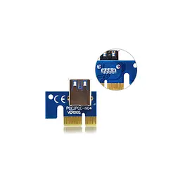Райзер PCI-E x1 to 16x 60cm USB 3.0 Cable SATA to 6Pin Power v.006C Dynamode (RX-riser-006c 6 pin) - мініатюра 3