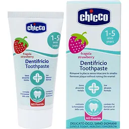 Зубна паста Chicco Полуниця, 50 мл (02321.10) - мініатюра 8