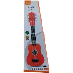 Музична іграшка Viga Toys Гітара червона (50691) - мініатюра 4