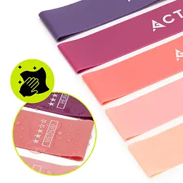Резинки для фітнесу Actiget Mini Power Band набір 5 шт 1-20 кг ACT0105 - мініатюра 7