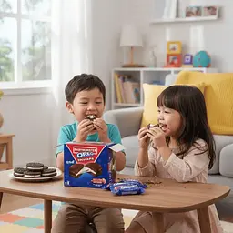 Шоколадні тістечка Oreo Socola Pie BabyMonster Chocolate Vanilla Cream 168г - мініатюра 8