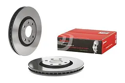 Диск гальмівний передній вентильований Peugeot 207, 307, 308 I 96-25р Brembo (09.8760.11)