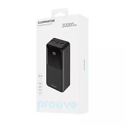 Портативна батарея Proove Illuminator 22.5W 30000mAh чорна - мініатюра 2