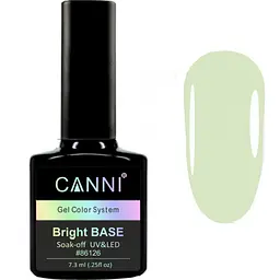 Кольорове базове покриття Canni Gel Color System Bright Base 656 світлий лимонний 7.3 мл - мініатюра 2