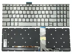 Клавіатура для Lenovo IdeaPad 5-15ALC05, 5-15ARE05, 5-15IIL05, 5-15ITL05 (RU Gray з підсвічуванням). Оригінал.