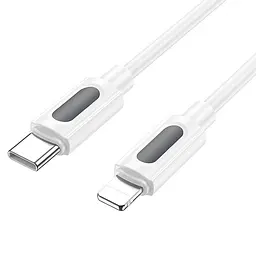 Дата кабель Borofone BX114 Structure Type-C to Lightning 27W (1m) White - мініатюра 4
