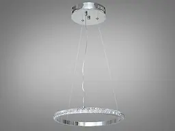 Люстра стельова LED Diasha MD77077-300HR, 22W, діаметр 30 см, сучасний стиль для коридору, вітальні, спальні, офісу - мініатюра 2