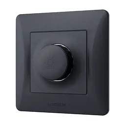 Світлорегулятор Videx BINERA 600Вт чорний граф (VF-BNDM600-BG) - мініатюра 2