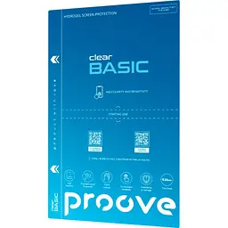 Гідрогелева захисна плівка Proove Hydrogel Screen Protection BASIC Size S Clear (GGBA11600150) [68940] - мініатюра 2