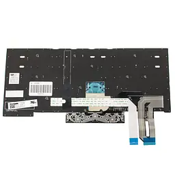 Клавіатура для ноутбука LENOVO (ThinkPad: T490s, T495s) rus, black, без фрейма, підсвічування клавіш