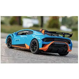 Колекційна металева модель автомобіля АвтоЕксперт Lamborghini Huracan STO з інерцією, світлом та звуком 1:24 - мініатюра 7