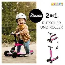 Самокат-велобег Hauck Skootie Neon Pink, рожевий (85204-4) - мініатюра 7