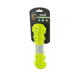 Іграшка AnimAll GrizZzly мультифункціональна кісточка для собак 24.4×7.3×5.1 см зелено-сіра