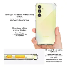 Чохол до мобільного телефона Drobak Acrylic with Airbag Samsung A26 5G (858517) - мініатюра 4