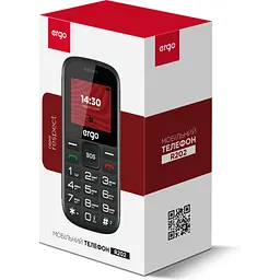 Мобільний телефон Ergo R202 Black - мініатюра 8