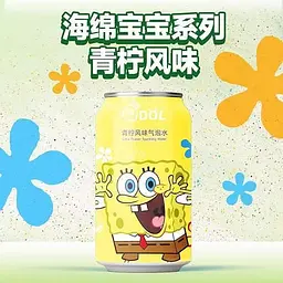 Газований напій Qdol Spongebob Squarepants Lime Губка Боб 330 мл - мініатюра 4
