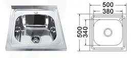 Кухонна мийка Mira MR 5050 Satin - мініатюра 3