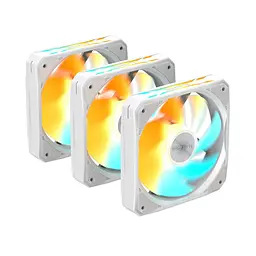 Вентилятор Gigabyte EZ Chain Fan 120 Ice 3-Pack Білий (GP-GBT EZFAN1203 ICE) - мініатюра 5