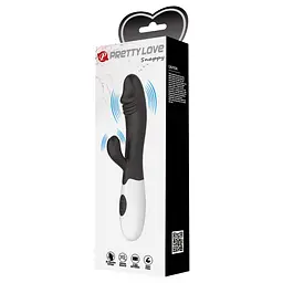 Вібратор із кліторальною стимуляцією Pretty Love Snappy black PRETTY LOVE BI-014173-A3 100154 - мініатюра 5