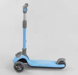 Самокат Best Scooter 62х17х31 см Блакитний 000231463 - мініатюра 4
