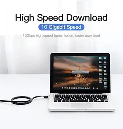 Патч-корд Vention CAT7 SSTP Ethernet, 1.5 м, чорний (ICABG) - мініатюра 9