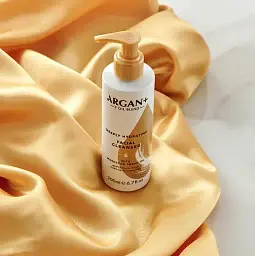 Argan+ Морокканська арганова олія Гель зволожуючий д/вмивання обличчя, 200мл - мініатюра 2