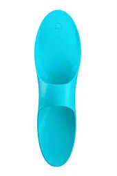 Вібратор Satisfyer Teaser Light Blue на палець, 12х3.5 см блакитний - мініатюра 5