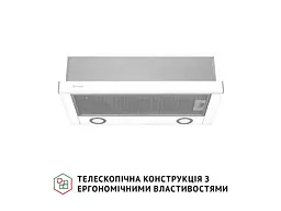Витяжка Perfelli TL 602 WH LED - мініатюра 2
