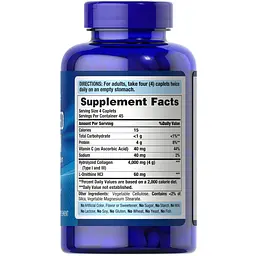 Колаген Puritan's Pride Hydrolyzed Collagen гідролізований 1000 мг 180 капсул - мініатюра 2