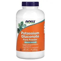 Глюконат Калію Potassium Gluconate Pure Powder - 454г