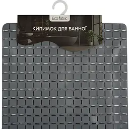 Килимок для ванної Eco Fabric Мозаїка 69х38 см сірий (6938-001) - мініатюра 5