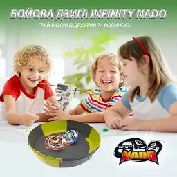 Набір Infinity Nado VII Pro Series Modular Battle Set Громовий Мисливець Тіней і Вогняне Колесо Вибуху (Thunder Shadow Hunter vs Fiery Blast Wheel) (EU664181) - мініатюра 11