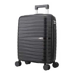 Валіза Semi Line 20 дюймів (S) дюймів (S) 39 л чорний T5911-2 54x36x23.5 см ручна поклажа поліпропілен