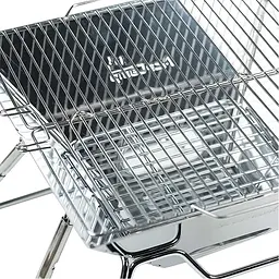 Мангал AceCamp Charcoal BBQ Grill To Go Medium Сріблястий - мініатюра 3