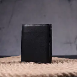 Дуже незвичайний жіночий гаманець із натуральної шкіри KARYA 21339 чорний - мініатюра 9