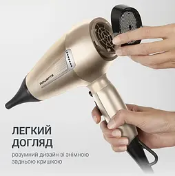 Фен Rowenta Pro Expert Tresor Collection 2200 Вт бронзовий (CV8861F0) - мініатюра 9