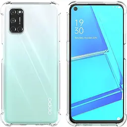 TPU чохол GETMAN Ease logo посилені кути для Oppo A52 / A72 / A92 Безбарвний (прозорий) - мініатюра 2