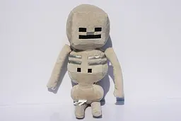 М'яка іграшка Minecraft Skeleton small Майнкрафт Скелет маленький 24 см 41.54 - мініатюра 5