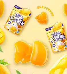 Жувальні цукерки Kooday 3D Peelable Gummies Mango 75г - мініатюра 3