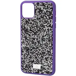 TPU чохол Bling World Rock Diamond для Apple iPhone 14 Plus (6.7) Фіолетовий