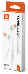 Гарнітура JBL TUNE 110 ECO Білий (JBLT110WHTE) (7261420) - мініатюра 3