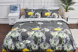 Підковдра Moon&Star Бязь Gold Люкс Dandelion Полуторна Євро 160x220 см