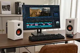 Активні студійні моніторні колонки Edifier MR-3 36 W White Bluetooth Hi-Res Audio - мініатюра 11