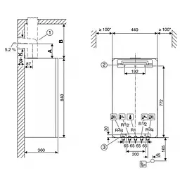 Газовий котел Bosch Condens GC7000iW 24 PB 23 - мініатюра 5
