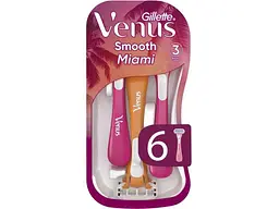 Бритва одноразова VENUS 3леза 6шт для гоління Smooth Miami