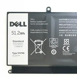 Акумулятор для ноутбука Dell Inspiron 5439 Vostro 5460 5470 5560 (VH748 11.1V 51.2Wh) - мініатюра 2